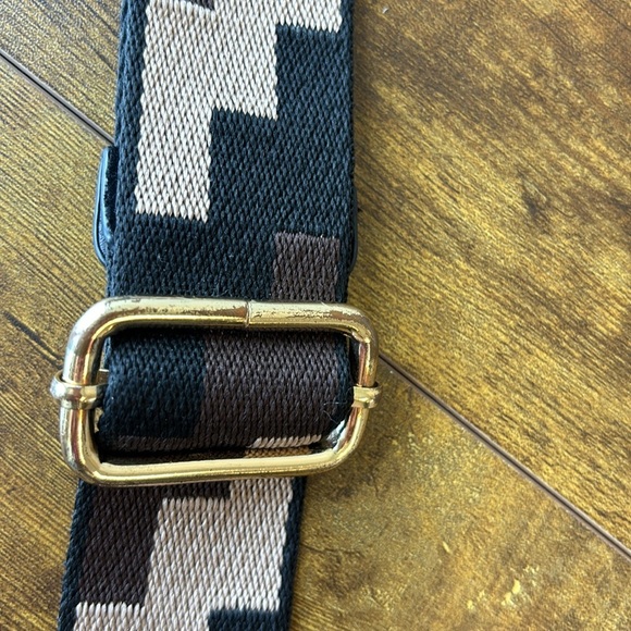 Stylish Brown and Black crossbody Bag Strap - Picture 4 of 4
